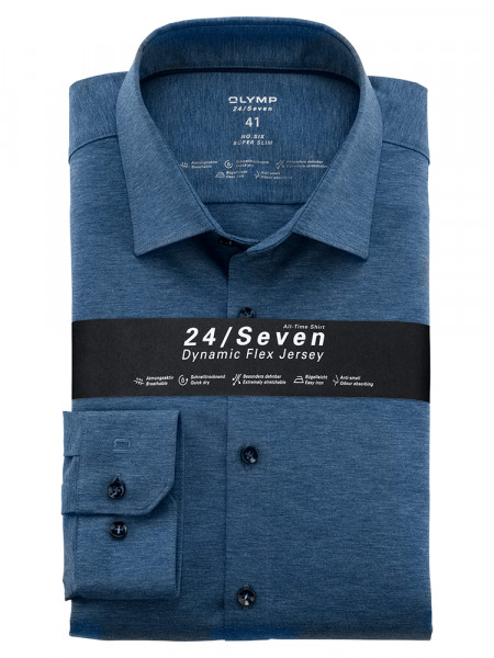 OLYMP No. Six 24/Seven super slim Jerseyhemd