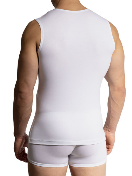 OLAF BENZ Regular Fit Weiß Feinripp