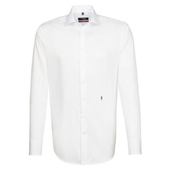 Chemise Seidensticker REGULAR ORIGINAL blanc avec col Business Kent en coupe moderne