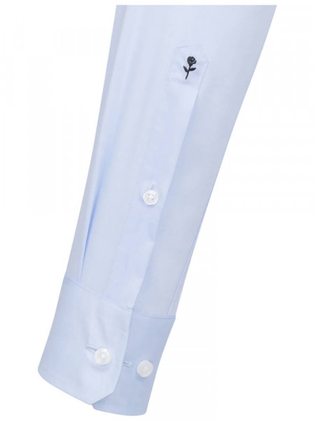 SEIDENSTICKER Regular Fit Hemd Hellblau Business Kent Chambray - Ansicht 1