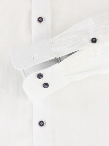CASAMODA Regular Fit Hemd Weiß Kent Natté - Ansicht 2
