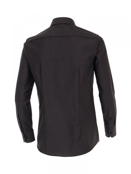 VENTI Regular Fit Hemd Anthrazit Kent Popeline