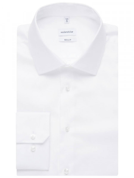 SEIDENSTICKER Regular Fit Hemd Weiß Business Kent Original - Ansicht 4