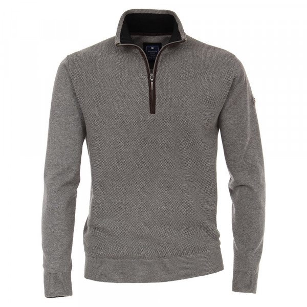 Pull Redmond gris en coupe classique