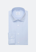 Camicia Seidensticker EXTRA SLIM UNI STRETCH azzurro con Kent collar in taglio super stretta