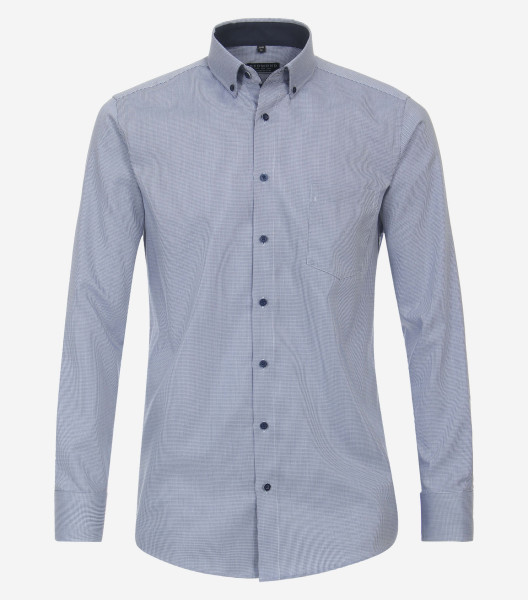 Camicia Redmond COMFORT FIT STRUTTURA azzurro con Button Down collar in taglio classico