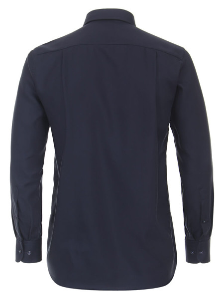 CASAMODA Comfort Fit Hemd Dunkelblau Kent Struktur