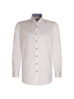 Camicia Seidensticker MODERN TWILL bianco con Nuovo Kent collar in taglio moderno