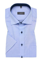 Camicia Eterna COMFORT FIT BELLE OXFORD azzurro con Kent classico collar in taglio classico