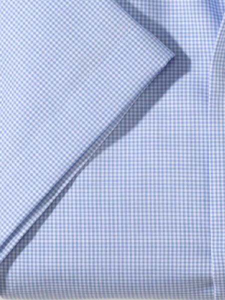 OLYMP Comfort Fit Hemd Mittelblau New Kent Popeline - Ansicht 2