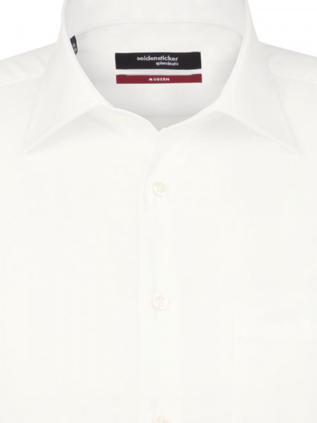 SEIDENSTICKER Regular Fit Hemd Hellbeige Business Kent Popeline - Ansicht 2