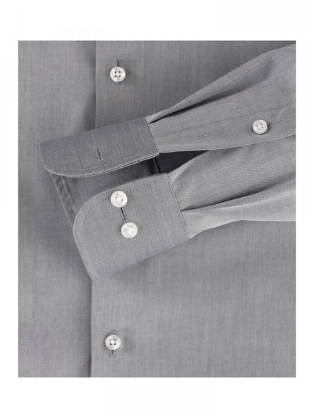 CASAMODA Comfort Fit Hemd Hellgrau Kent Popeline - Ansicht 2