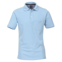 Redmond Poloshirt hellblau in klassischer Schnittform