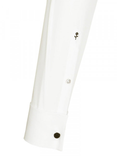 SEIDENSTICKER Tailored Fit Hemd Hellbeige Business Kent Popeline - Ansicht 1