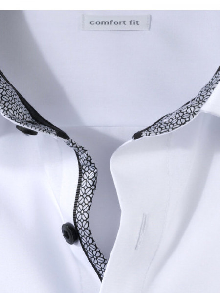 OLYMP Comfort Fit Hemd Weiß New Kent Popeline - Ansicht 1