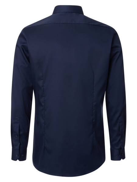 VENTI Slim Fit Hemd Marine Kent Popeline