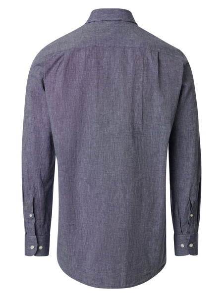 CASAMODA Comfort Fit Hemd Marine Kent Easy Care