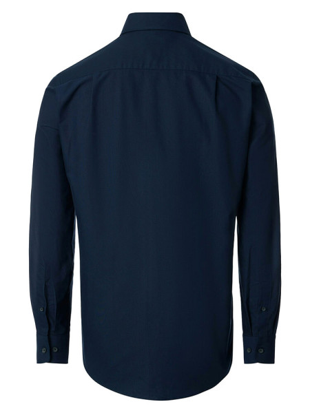 REDMOND Regular Fit Hemd Marine Button-Down Fein Oxford